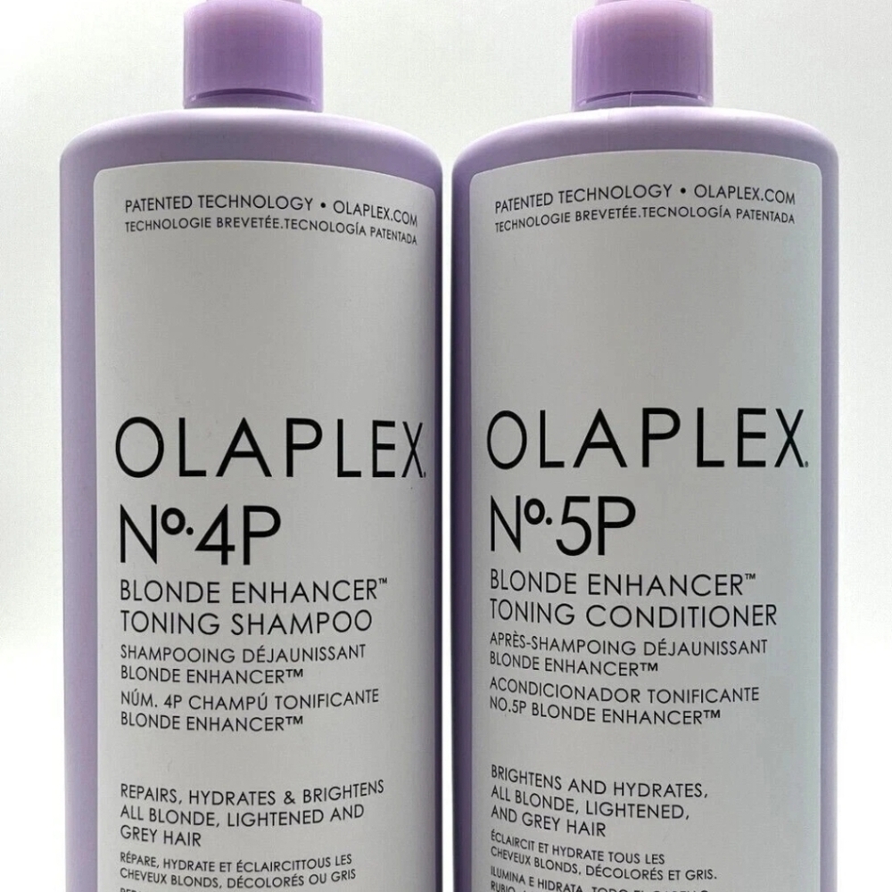 OLAPLEX No. 4P  & No. 5P  SHAMPOO & CONDITIONER SET 33.8oz *NEW*